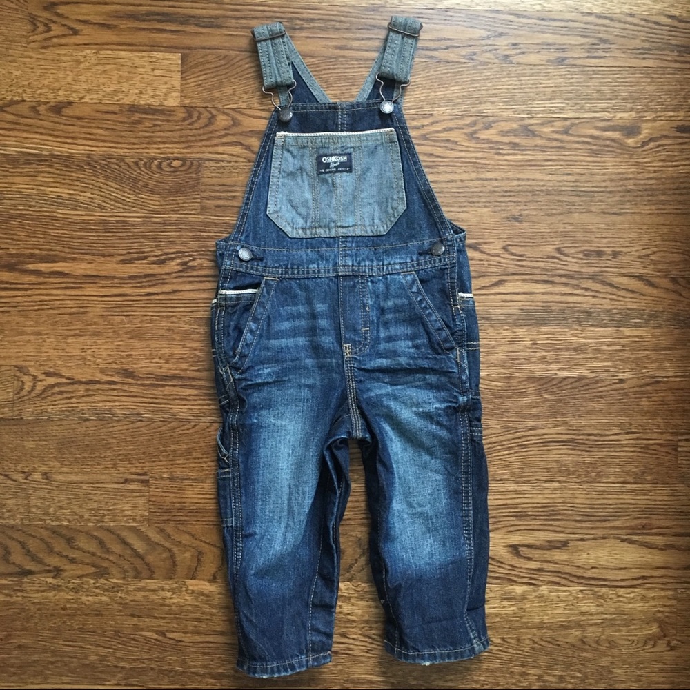 OshKosh denim overalls